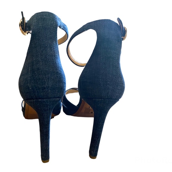 MICHAEL KORS Women's ALEXIA Denim Sandal size:8 - Picture 4 of 5